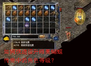 如何快速提升唯美蝴蝶传奇中的角色等级? 如何快速提升唯美蝴蝶传奇中的角色等级?