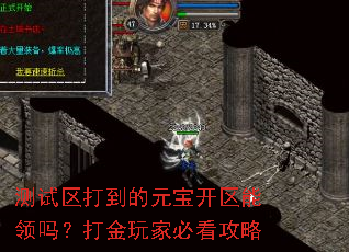 测试区打到的元宝开区能领吗?打金玩家必看攻略 测试区打到的元宝开区能领吗?打金玩家必看攻略