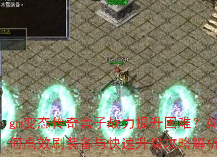 gm变态传奇盒子战力提升困难?如何高效刷装备与快速升级攻略解析 gm变态传奇盒子战力提升困难?如何高效刷装备与快速升级攻略解析