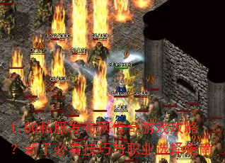 1.80私服发布网传奇游戏攻略?新手必看技巧与职业选择指南 1.80私服发布网传奇游戏攻略?新手必看技巧与职业选择指南