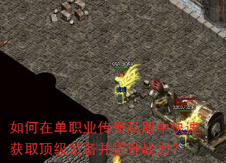 如何在单职业传奇私服中快速获取顶级装备并提升战力? 如何在单职业传奇私服中快速获取顶级装备并提升战力?