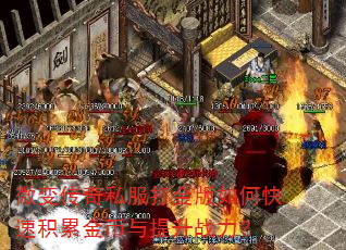 微变传奇私服打金版如何快速积累金币与提升战力? 微变传奇私服打金版如何快速积累金币与提升战力?