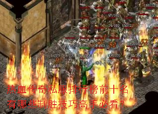 热血传奇私服排行榜前十名有哪些制胜技巧高手必看? 热血传奇私服排行榜前十名有哪些制胜技巧高手必看?