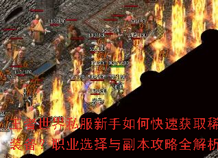 王者世界私服新手如何快速获取稀有装备?职业选择与副本攻略全解析 王者世界私服新手如何快速获取稀有装备?职业选择与副本攻略全解析
