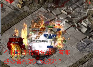 今日新开传奇私服中有哪些必备高效升级技巧? 今日新开传奇私服中有哪些必备高效升级技巧?