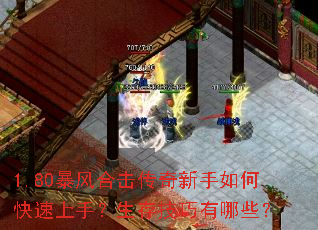 1.80暴风合击传奇新手如何快速上手?生存技巧有哪些? 1.80暴风合击传奇新手如何快速上手?生存技巧有哪些?