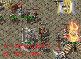 新手如何快速称霸沙城?求高手攻略。 新手如何快速称霸沙城?求高手攻略。